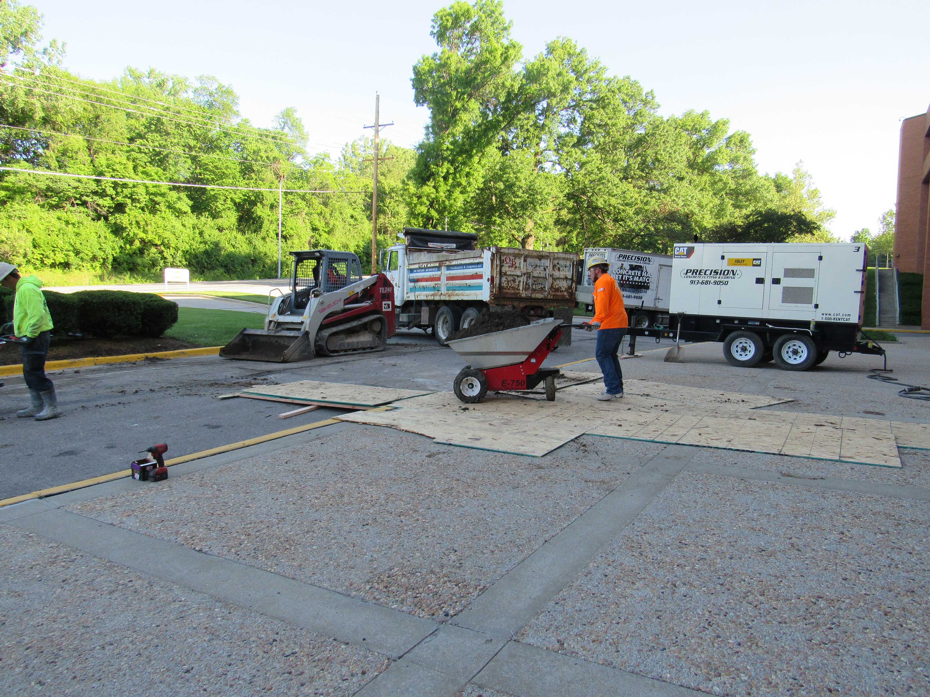 Excavation Services Plumbing : Plumbing excavation precision cutting and coring
