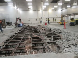 Industrial Concrete Slab Removal