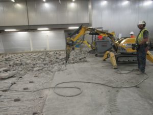 Industrial Concrete Slab Removal