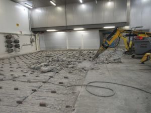 Industrial Concrete Slab Removal