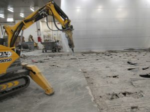 Industrial Concrete Slab Removal