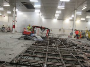 Industrial Concrete Slab Removal