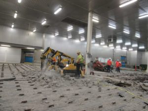 Industrial Concrete Slab Removal