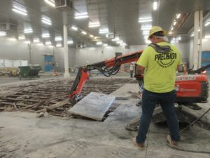 Industrial Concrete Slab Removal